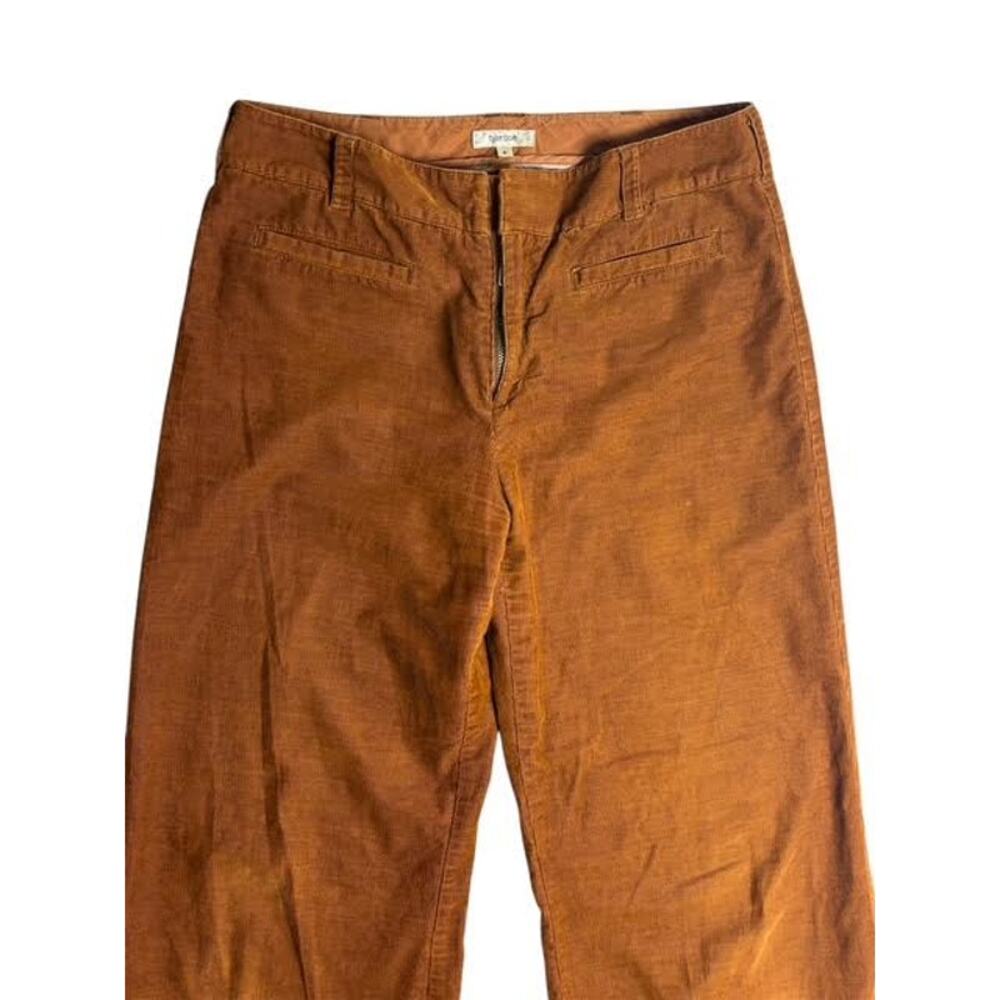 TYLER BOE CASUAL RUST ORANGE CORDUROY WIDE LEG PANTS WOMEN'S SIZE 8 - Picture 3 of 7